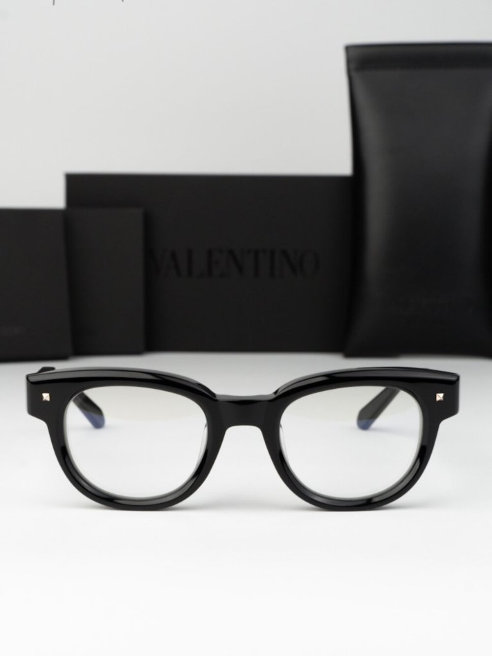 Valentino Men Eyeglasses Black Square V-ESSENTIAL-V VLX-163 A NEW AUTHENTIC